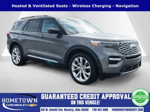 Gray 2021 Ford Explorer Platinum for sale in Waverly, OH