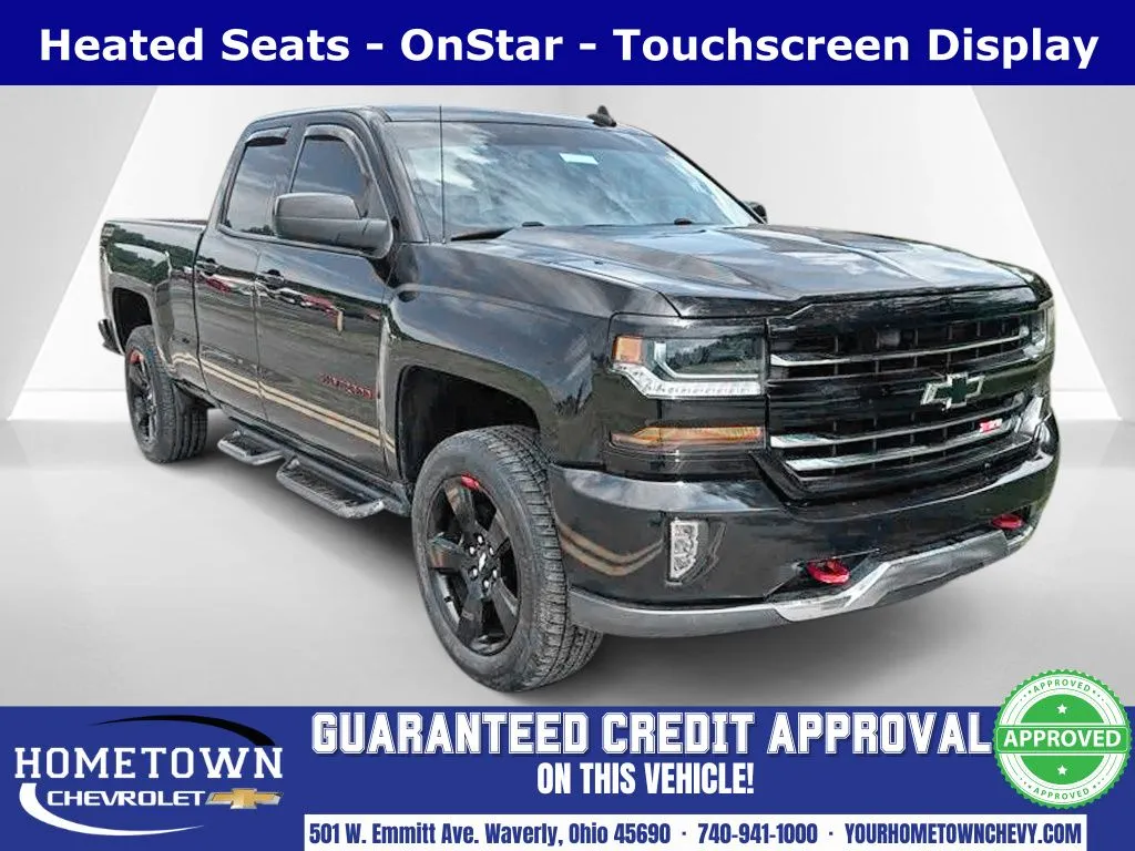 Black 2017 Chevrolet Silverado 1500 LT for sale in Waverly, OH