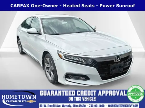 White 2018 Honda Accord EX for sale in Waverly, OH