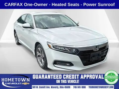 White 2018 Honda Accord EX for sale in Waverly, OH