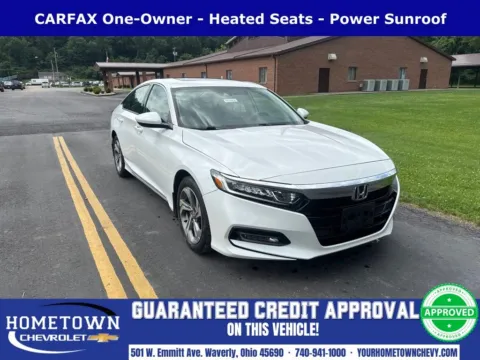 White 2018 Honda Accord EX for sale in Waverly, OH