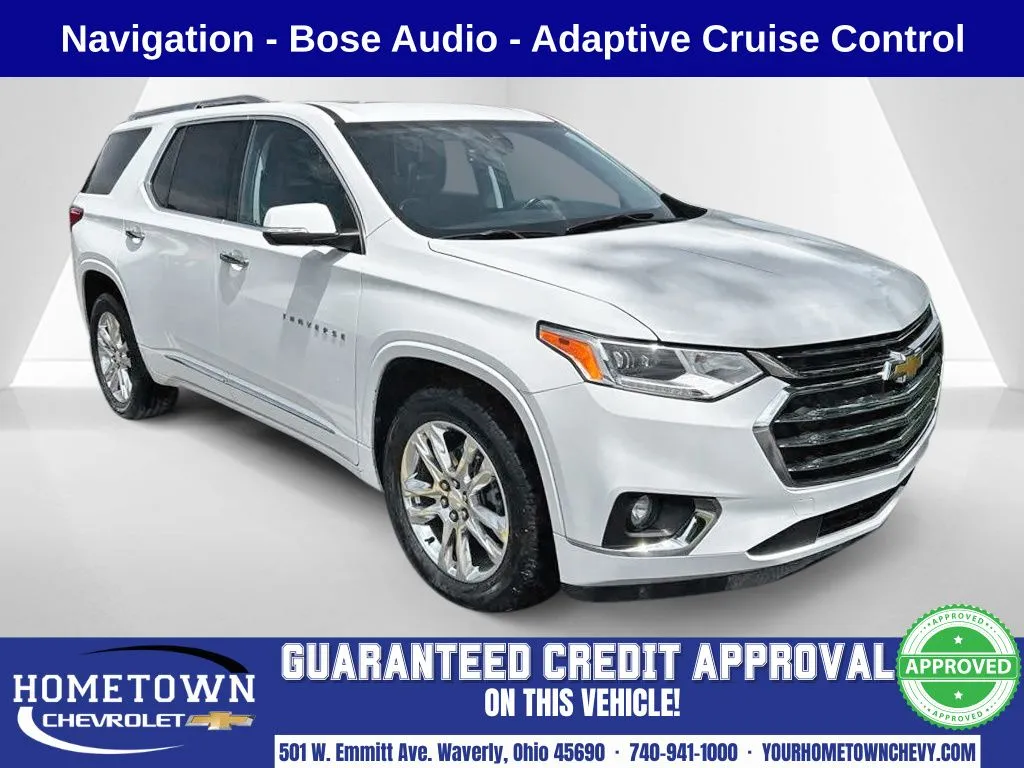 White 2021 Chevrolet Traverse High Country for sale in Waverly, OH