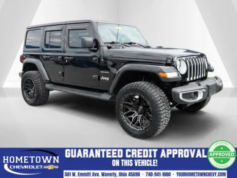 Black 2023 Jeep Wrangler Sahara for sale in Waverly, OH