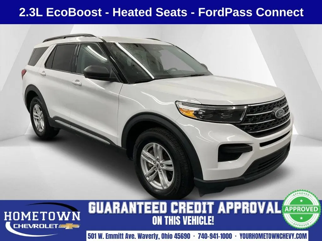 White 2022 Ford Explorer XLT for sale in Waverly, OH