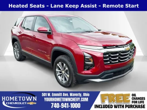 Red 2026 Chevrolet Equinox LT for sale in Waverly, OH