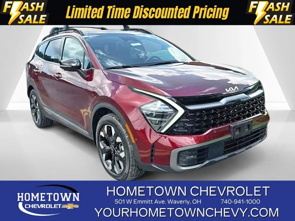 Red 2023 Kia Sportage Plug-In Hybrid X-Line Prestige for sale in Waverly, OH