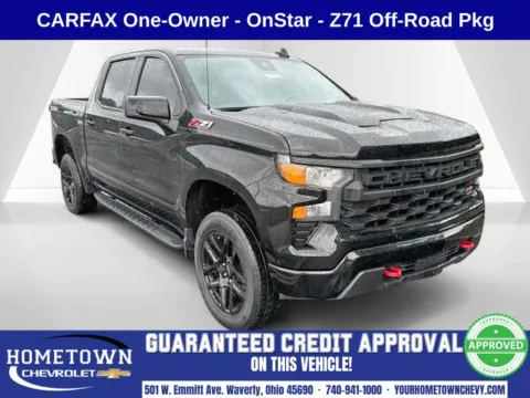Black 2023 Chevrolet Silverado 1500 Custom Trail Boss for sale in Waverly, OH