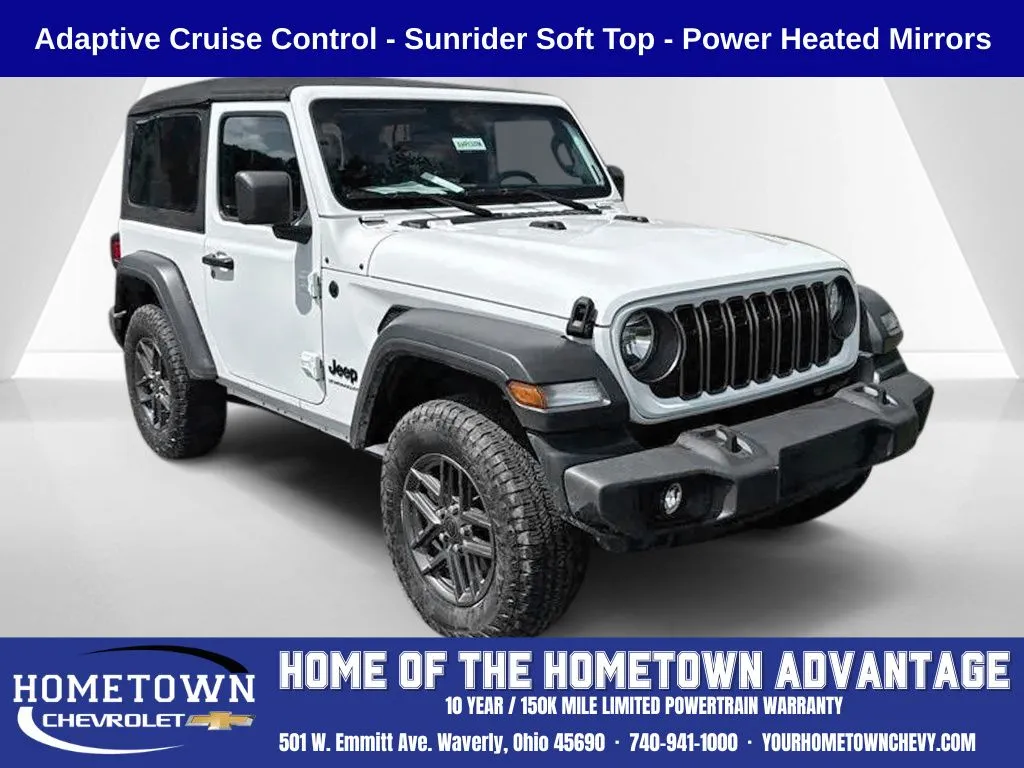 White 2024 Jeep Wrangler Sport S for sale in Waverly, OH