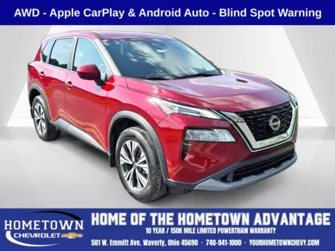 Red 2023 Nissan Rogue SV for sale in Waverly, OH