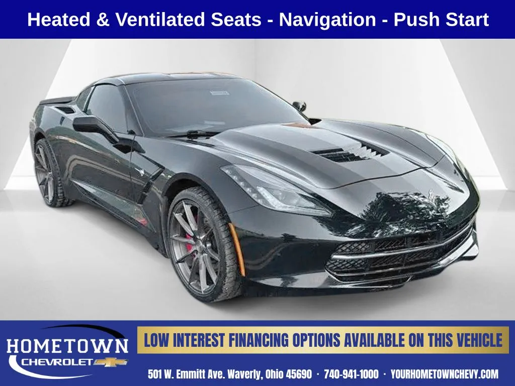 Black 2014 Chevrolet Corvette Stingray for sale in Waverly, OH