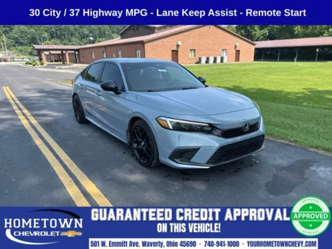 Gray 2022 Honda Civic Sport for sale in Waverly, OH