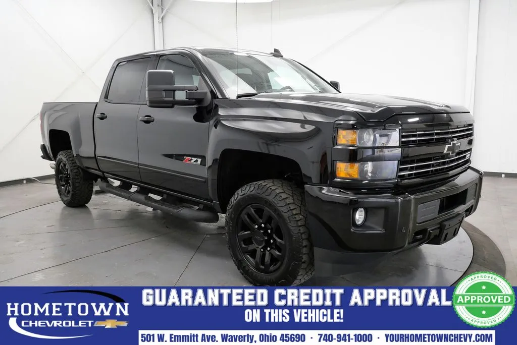 Black 2016 Chevrolet Silverado 2500HD LT for sale in Waverly, OH