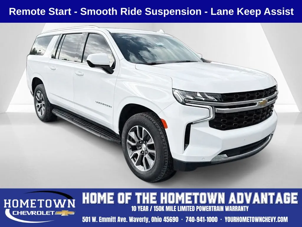 White 2023 Chevrolet Suburban LS for sale in Waverly, OH