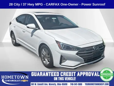 White 2019 Hyundai Elantra Value Edition for sale in Waverly, OH