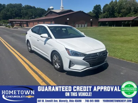 White 2019 Hyundai Elantra Value Edition for sale in Waverly, OH