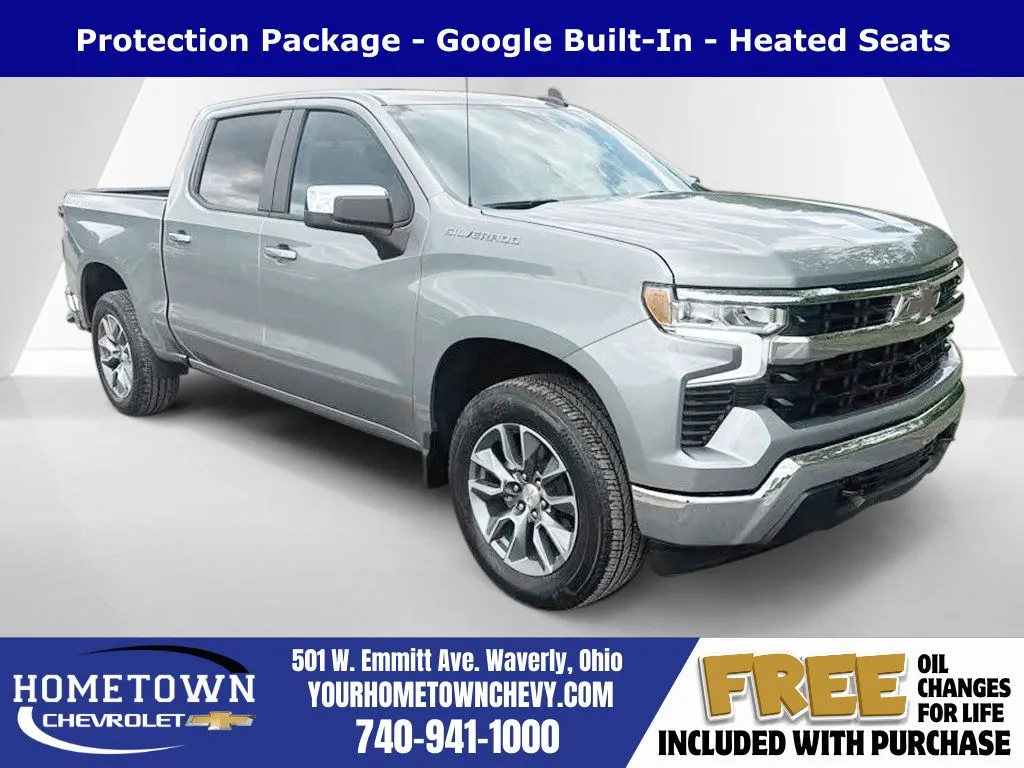 Gray 2026 Chevrolet Silverado 1500 LT for sale in Waverly, OH