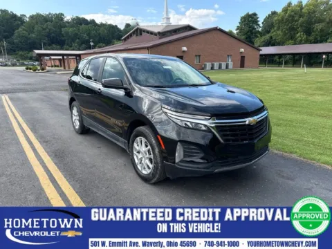 Black 2022 Chevrolet Equinox LT for sale in Waverly, OH