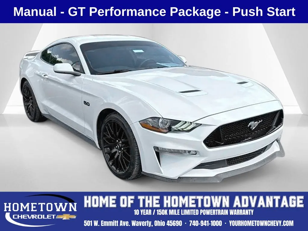 White 2020 Ford Mustang GT for sale in Waverly, OH