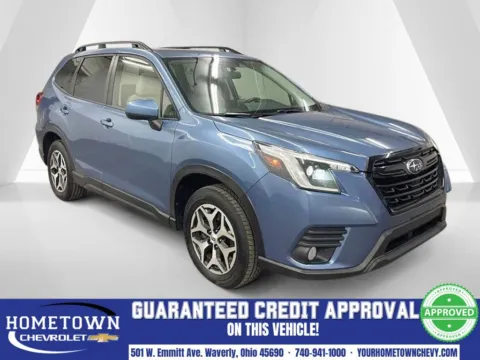 Blue 2023 Subaru Forester Premium for sale in Waverly, OH
