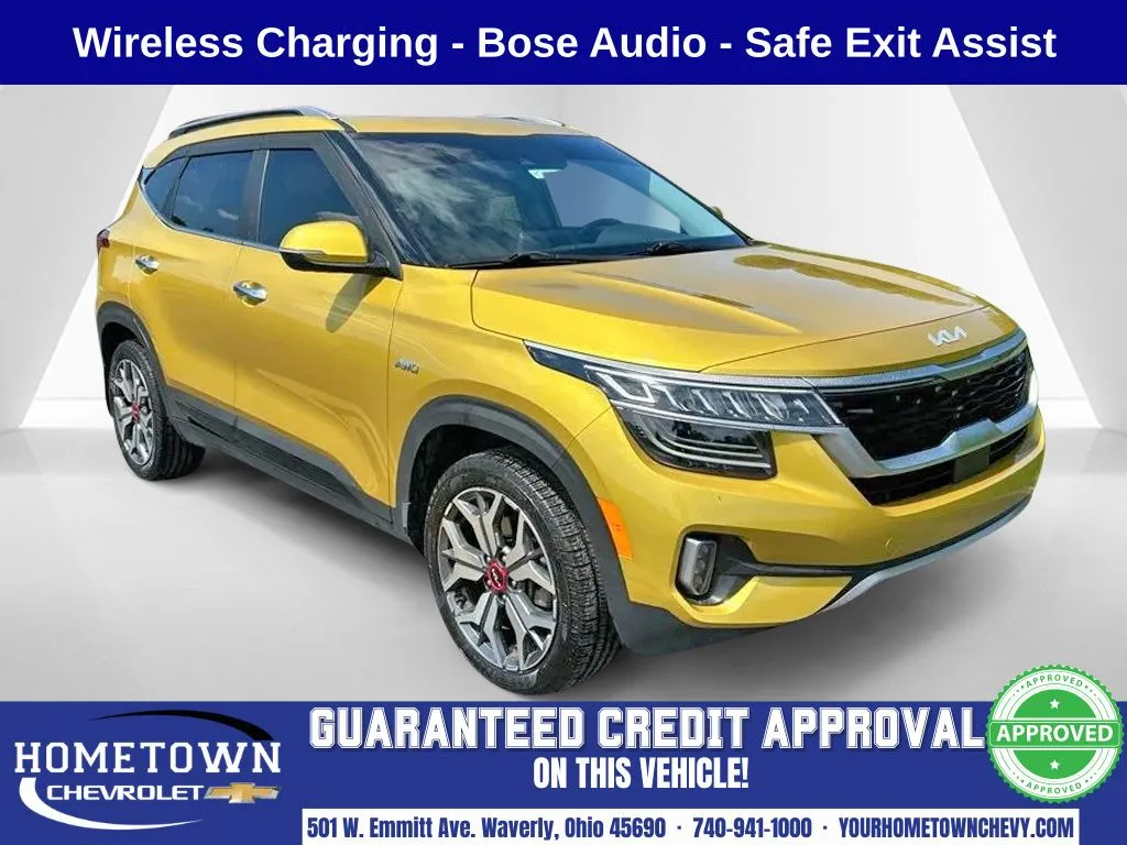 Yellow 2022 Kia Seltos SX for sale in Waverly, OH