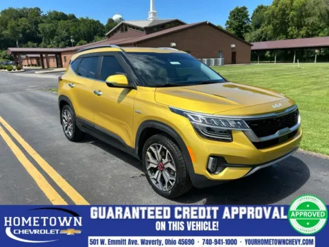 Yellow 2022 Kia Seltos SX for sale in Waverly, OH