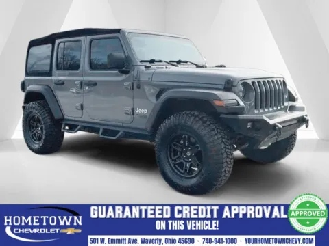 Gray 2019 Jeep Wrangler Unlimited Sport S for sale in Waverly, OH