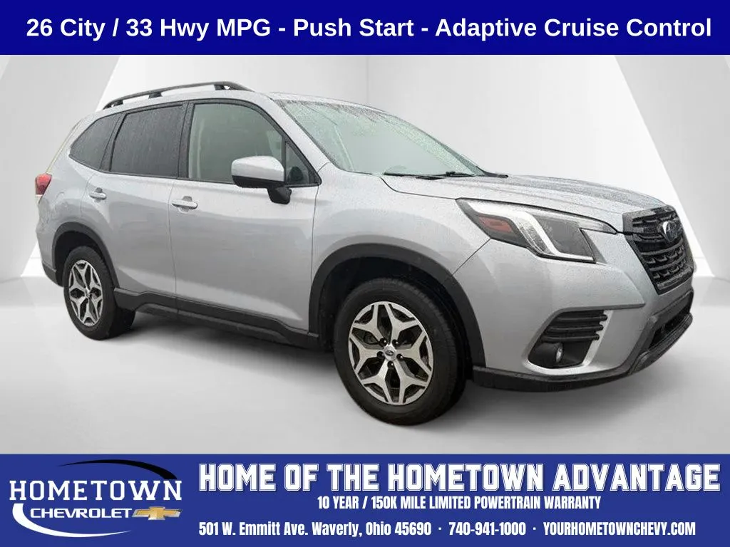 Silver 2024 Subaru Forester Premium for sale in Waverly, OH