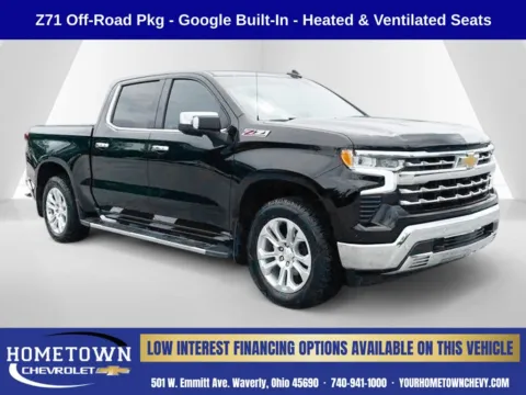 Black 2024 Chevrolet Silverado 1500 LTZ for sale in Waverly, OH