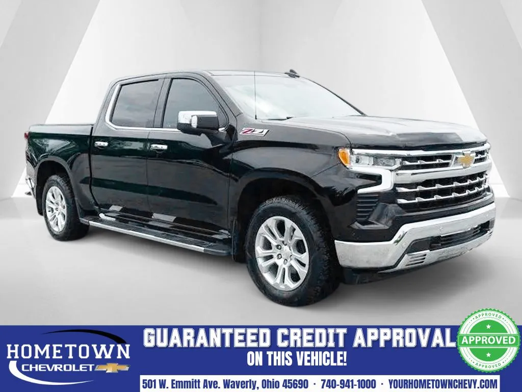 Black 2024 Chevrolet Silverado 1500 LTZ for sale in Waverly, OH