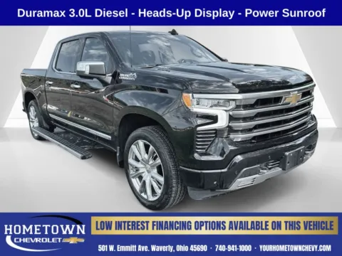 Black 2024 Chevrolet Silverado 1500 High Country for sale in Waverly, OH