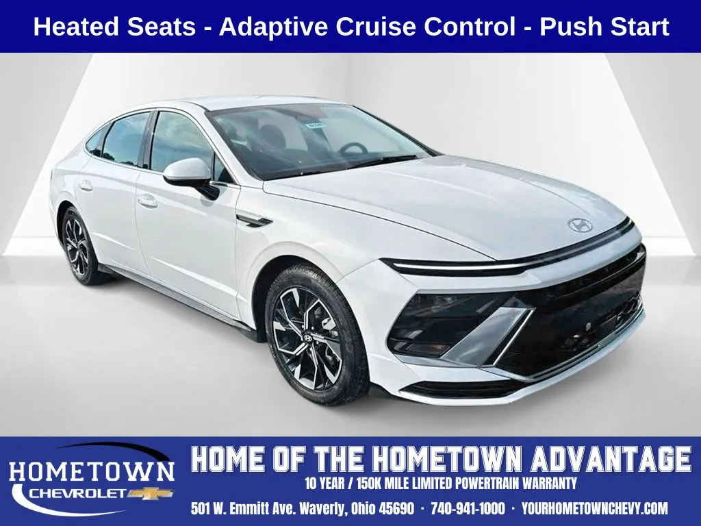 White 2025 Hyundai Sonata SEL for sale in Waverly, OH