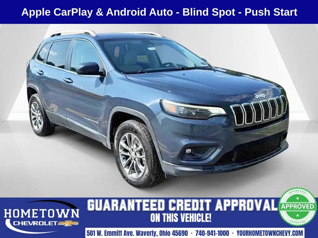 Blue 2020 Jeep Cherokee Latitude Plus for sale in Waverly, OH