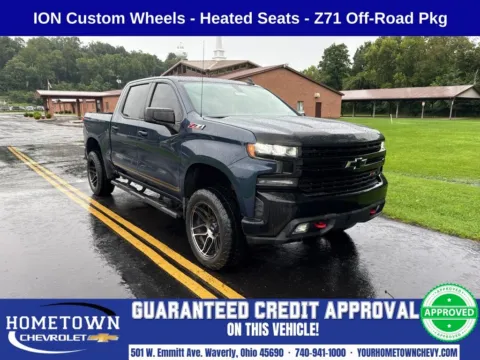 Blue 2020 Chevrolet Silverado 1500 LT Trail Boss for sale in Waverly, OH