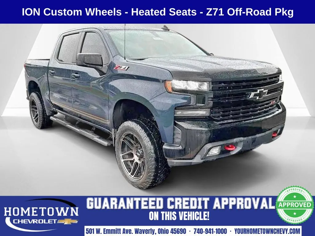 Blue 2020 Chevrolet Silverado 1500 LT Trail Boss for sale in Waverly, OH