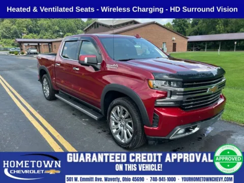 Red 2019 Chevrolet Silverado 1500 High Country for sale in Waverly, OH