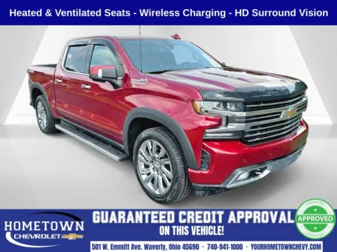 Red 2019 Chevrolet Silverado 1500 High Country for sale in Waverly, OH