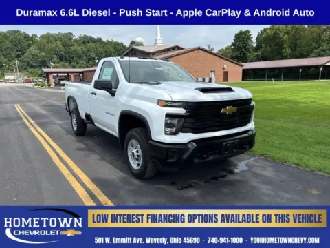 White 2026 Chevrolet Silverado 2500 HD Work Truck for sale in Waverly, OH