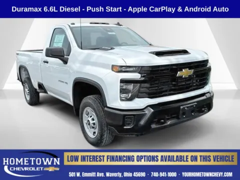 White 2026 Chevrolet Silverado 2500 HD Work Truck for sale in Waverly, OH