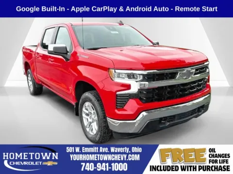 Red 2026 Chevrolet Silverado 1500 LT for sale in Waverly, OH