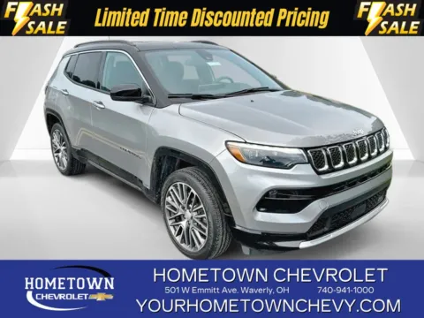 Silver 2023 Jeep Compass Limited for sale in Waverly, OH