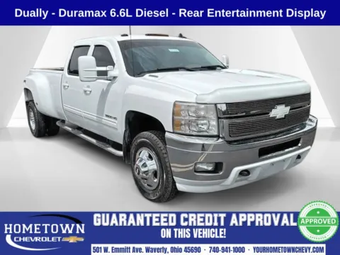 White 2011 Chevrolet Silverado 3500 HD LTZ for sale in Waverly, OH
