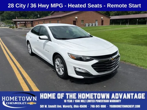 White 2024 Chevrolet Malibu LT for sale in Waverly, OH
