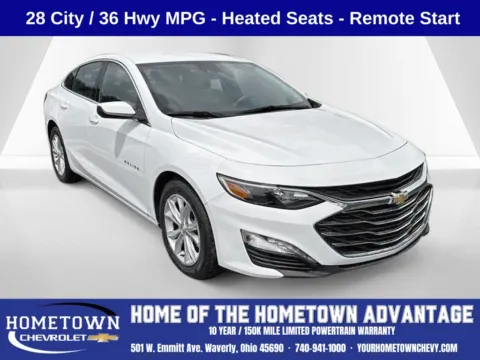 White 2024 Chevrolet Malibu LT for sale in Waverly, OH