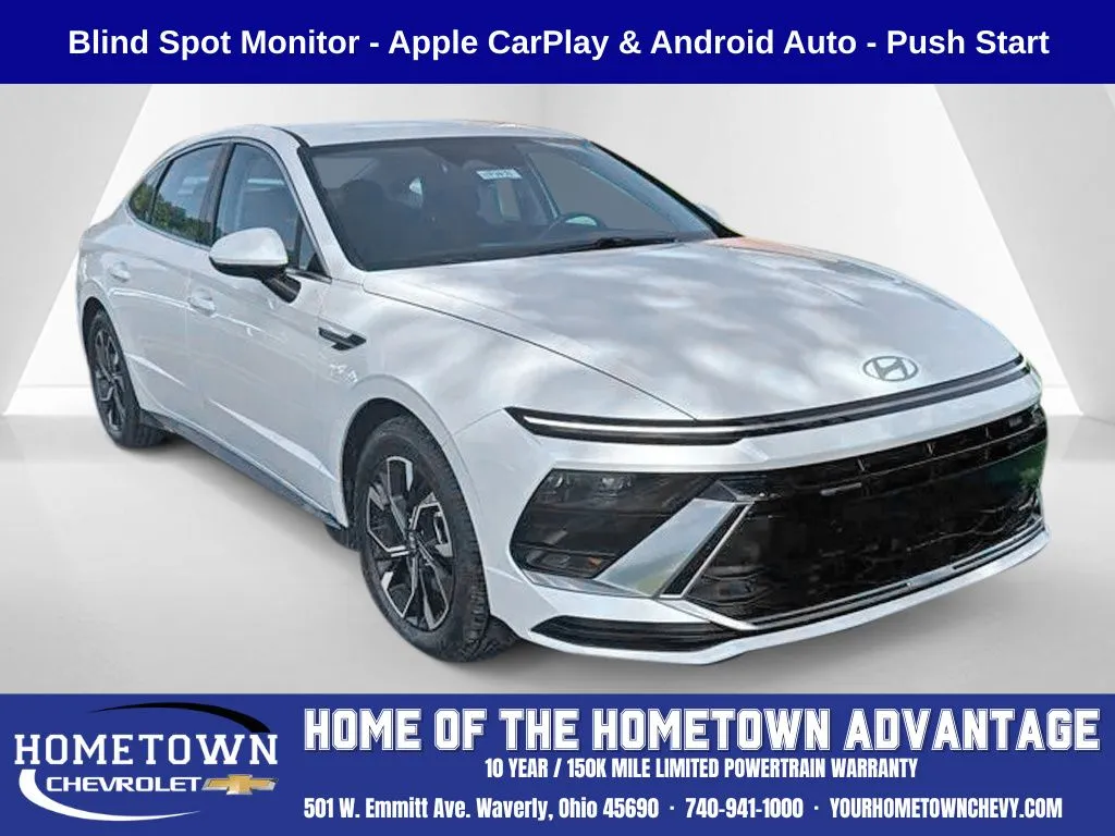 White 2025 Hyundai Sonata SEL for sale in Waverly, OH