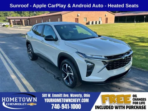 White 2026 Chevrolet Trax 1RS for sale in Waverly, OH
