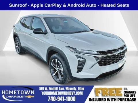White 2026 Chevrolet Trax 1RS for sale in Waverly, OH