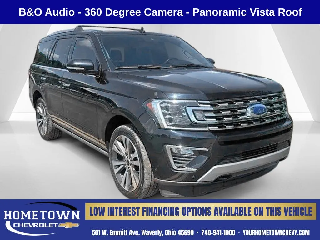 Blue 2021 Ford Expedition Limited for sale in Waverly, OH