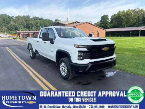 White 2025 Chevrolet Silverado 2500 HD Work Truck for sale in Waverly, OH