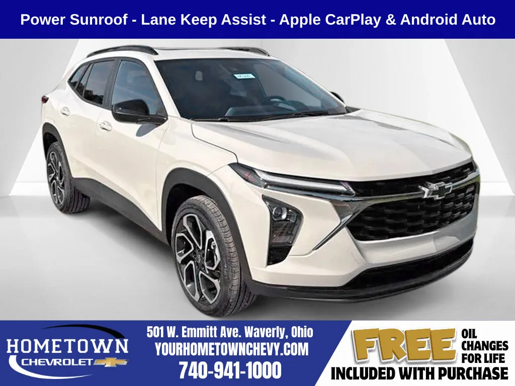 White 2026 Chevrolet Trax 2RS for sale in Waverly, OH