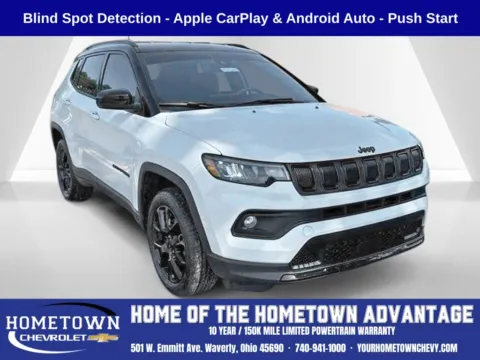 White 2022 Jeep Compass Latitude for sale in Waverly, OH